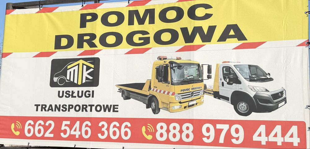 Usługi transportowe / Pomoc Drogowa 7t / autolaweta