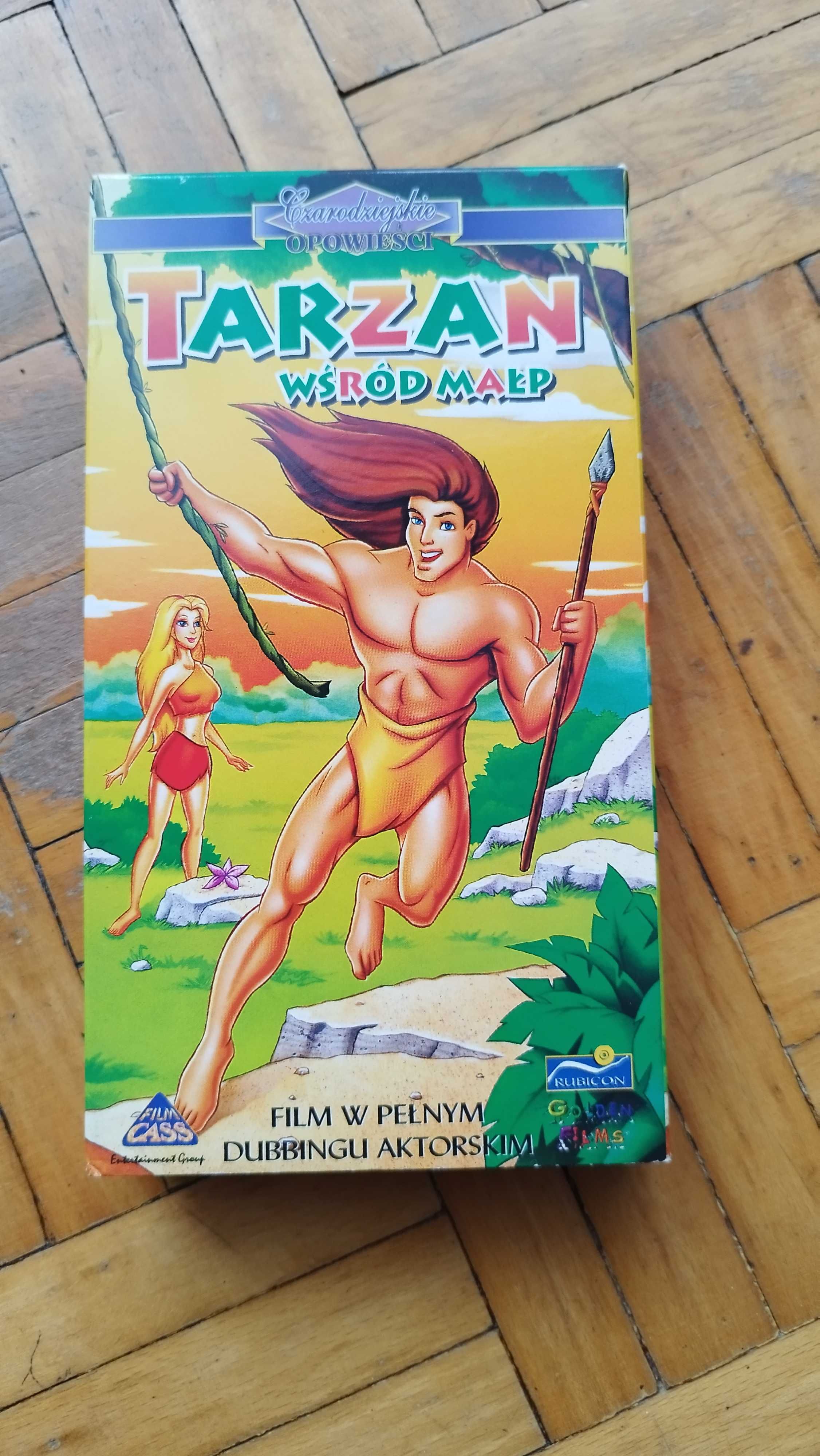 Kaseta video VHS - Tarzan wśród małp