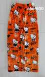 Spodnie Hello Kitty Halloween ~ Pluszowe ~ Idealne na Prezent ~ S/M