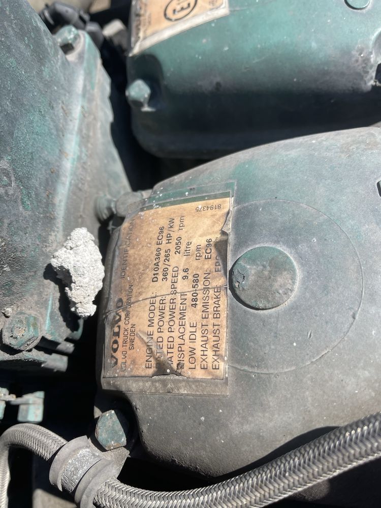 Silnik VOLVO FM10 FL10 D10B360 z Hydraulika