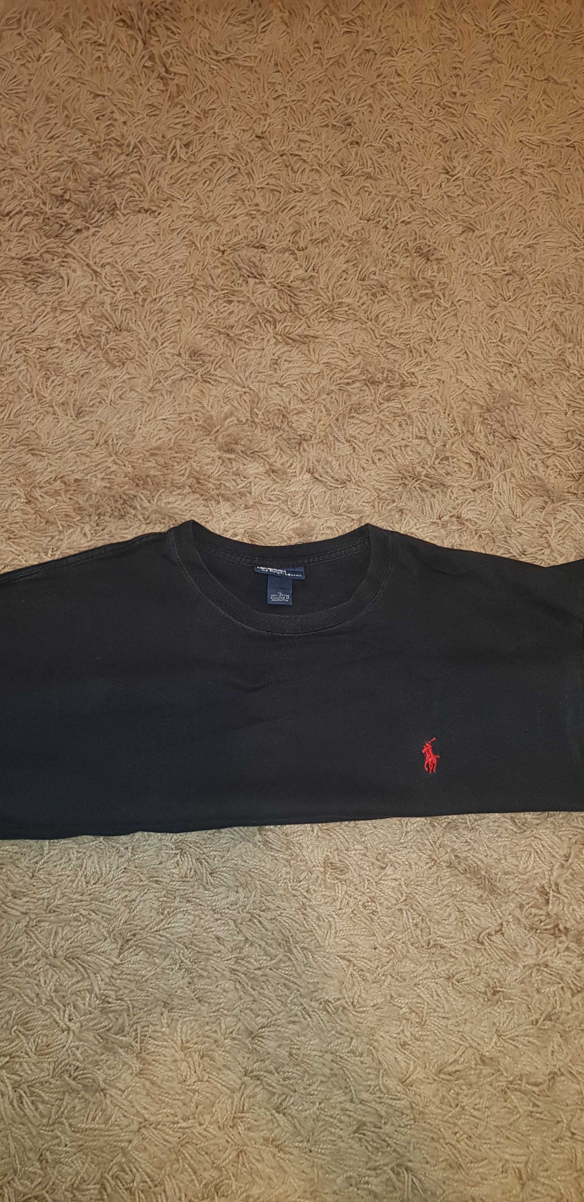 T-shirt czarny męski- rozmiar XL Polo by Ralph Lauren