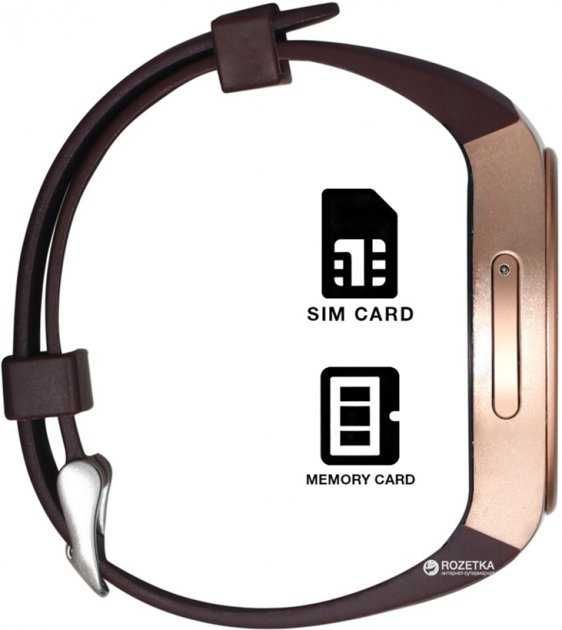 Смарт-годинник Smart You S1 Gold/Brown (SWS1GBR)