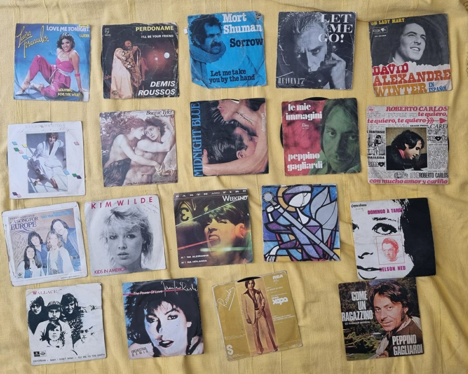 Discos Vinil dos pequenos vários valor individual