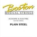 Pojedyncza struna do gitary elektrycznej Boston Plain Steel 016