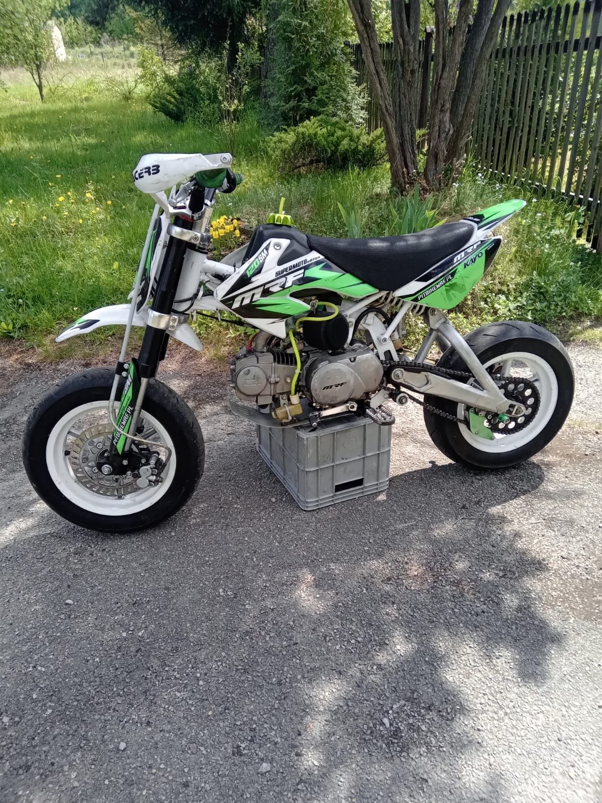 Mrf 120 z wałkiem z40 pitbike ycf