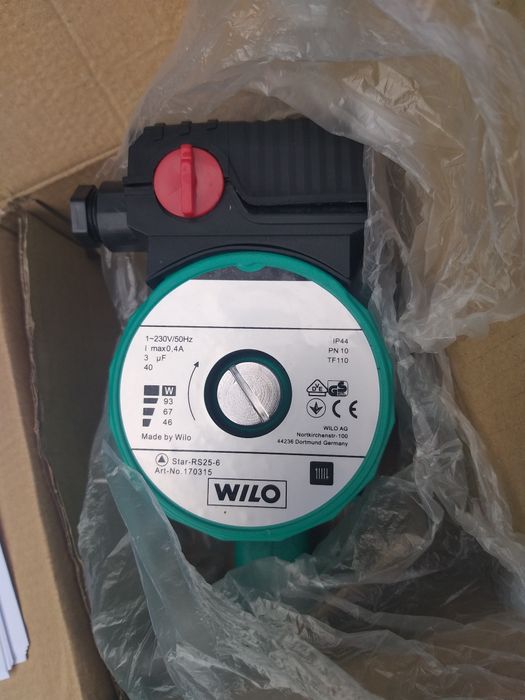 Pompa cyrkulacyjna Wilo Star RS 25/6 nowa