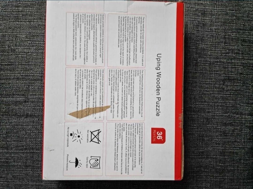 Tablica magnetyczna edukacyjna dla dzieci drewniana dwustronna
