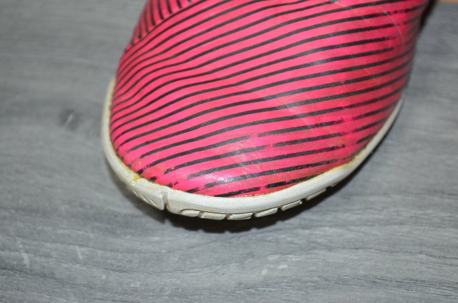 Детские кеды футзалки розовые Adidas Nemeziz по стельке 22,5 см