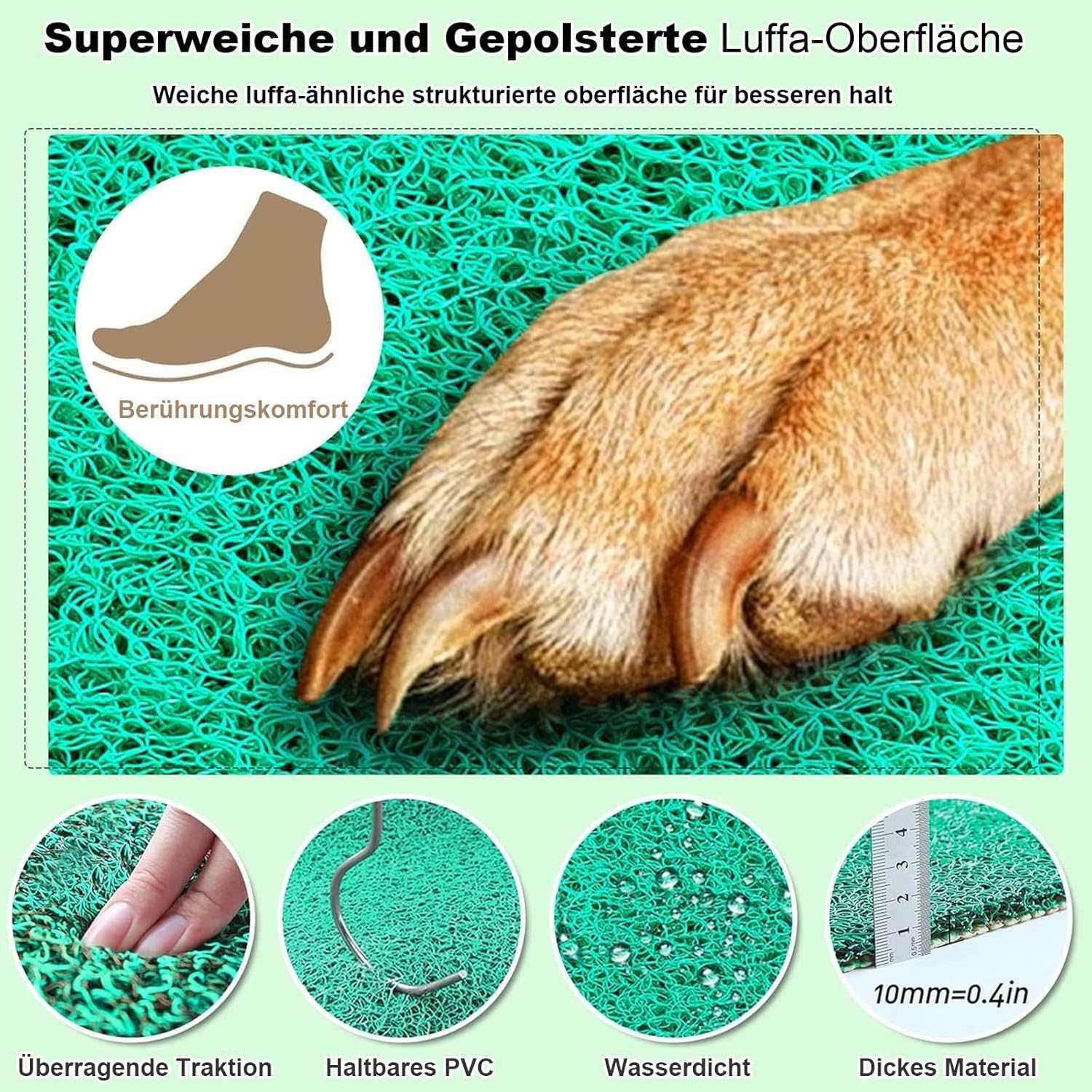 Пандус для собак Snagle Paw 180 см/50 см,зелений,розкладний,до 129 кг