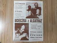 Unikat-Plakat filmu -Ucieczka z Alcatraz-Drukarnia Związkowa K-ów 1987