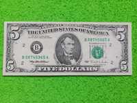 1995 США 5 долларов (B) Нью-Йорк