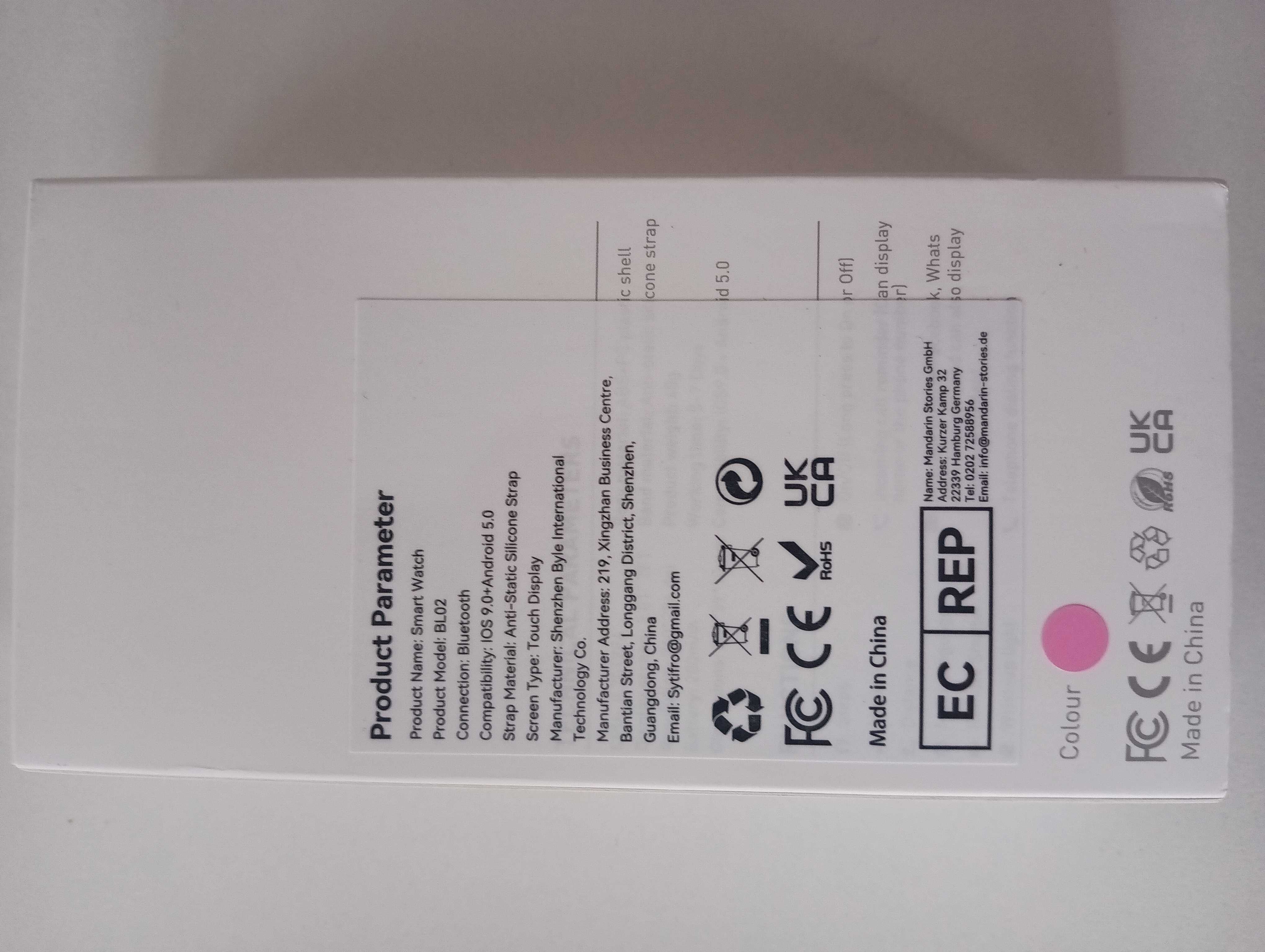 Smartwatch damski zl99j różowy