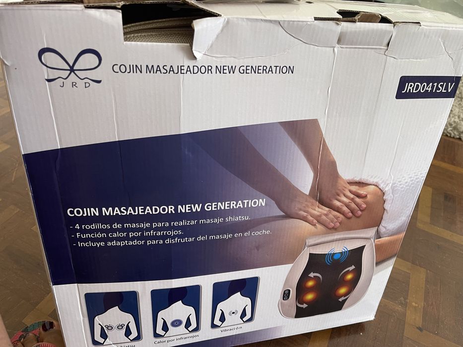 Massageador de costas c/aquecimento