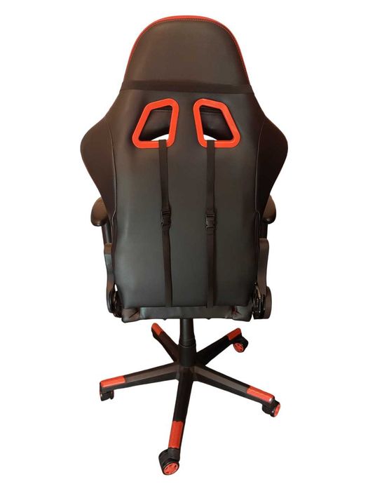 Крісло геймерське AMF VR Racer Dexter Grindor чорне/червоне