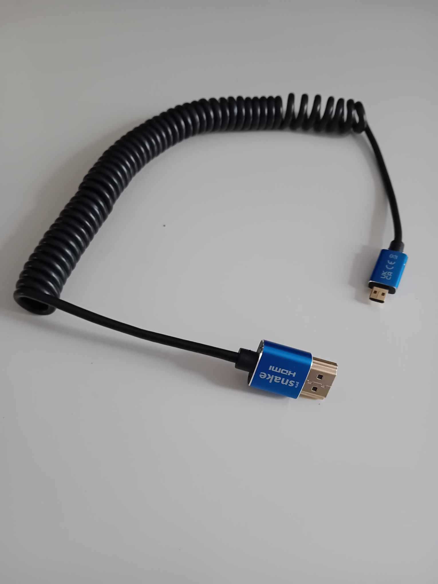 Cabo profissional HDMI para Micro HDMI 30cm extensível