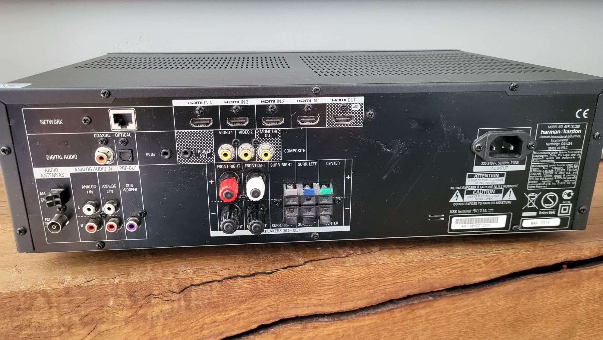 Amplituner 5.1  Harman Kardon AVR 151 hdmi