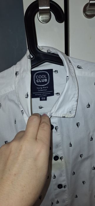 2 koszule koszula cool club h&m 158 święta apel