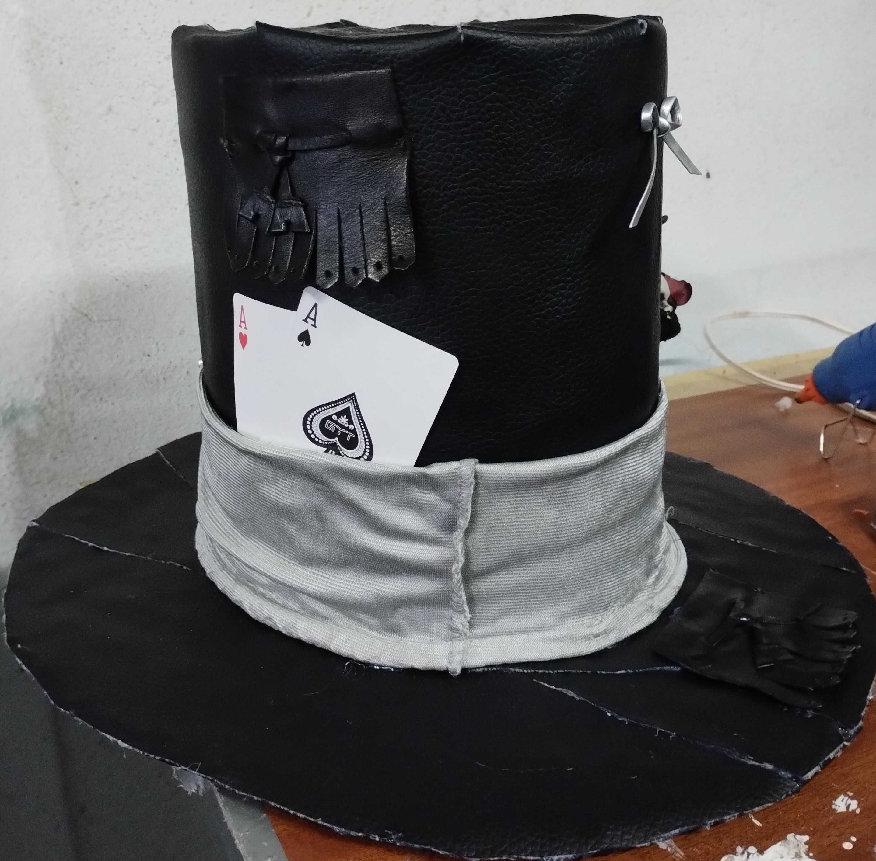 Chapeu Cartola Artesanal Chapeleiro Mágico Carnaval Halloween