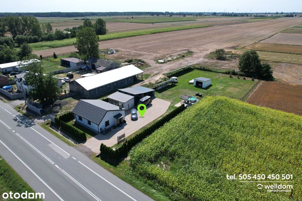Na sprzedaż dom 70 m2 z działką 2099 m2