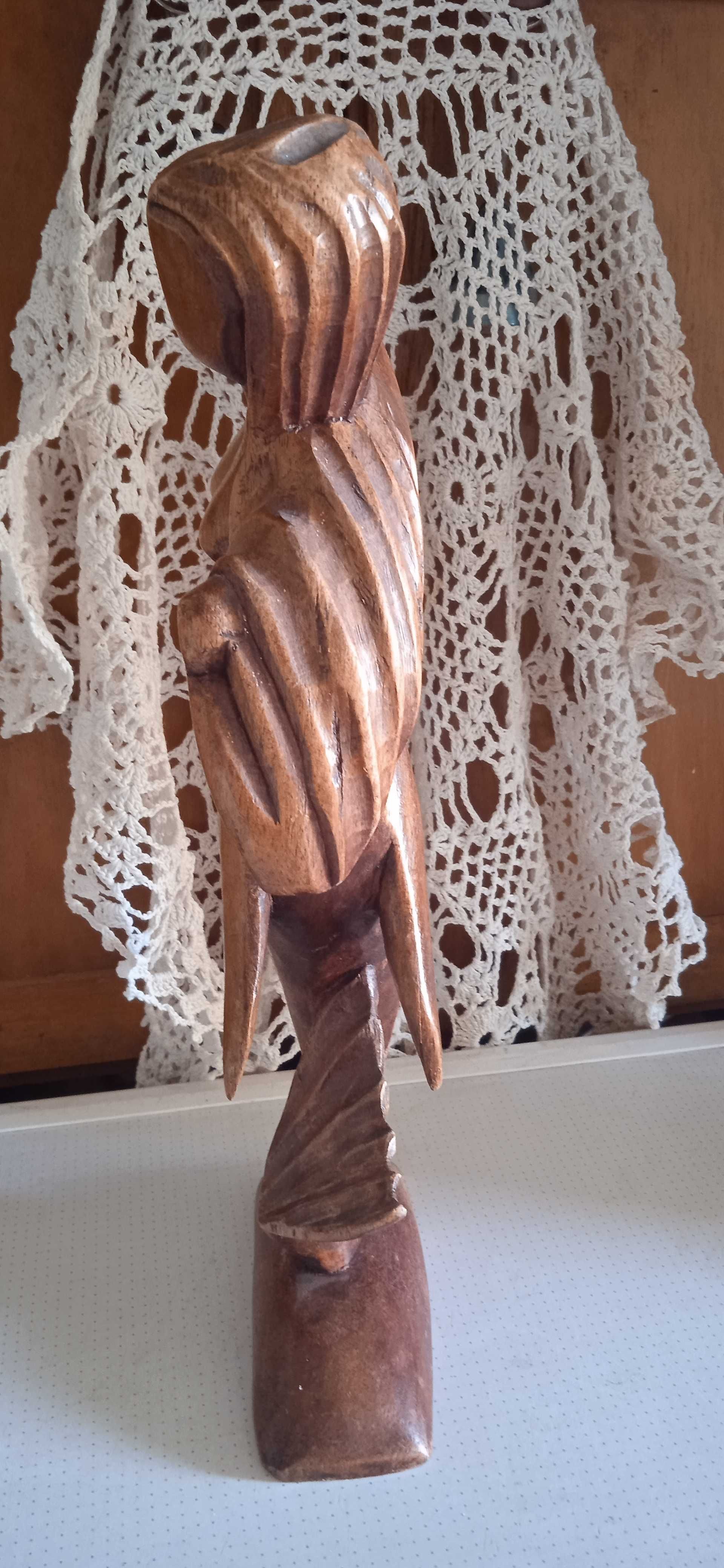Очень интересная деревянная фигура Русалка высота 30 см