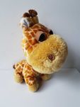 Big Headz pluszowa zabawka żyrafa z dużymi oczami maskotka 20cm