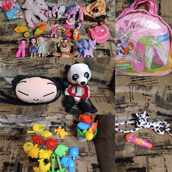 Віддам безкоштовно речі на дівчинку та іграшки