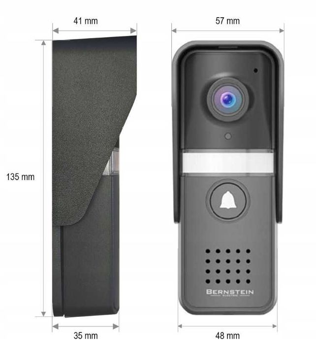 Nowy WIDEODOMOFON IP Bernstein WiFi Furtka Brama Aplikacja - WYPRZEDAŻ