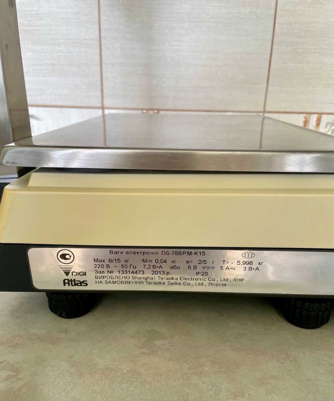 Торговые весы DIGI DS-788