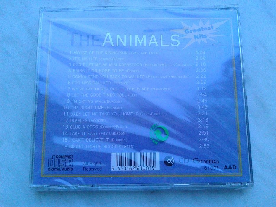 The Animals - Greatest Hits CD