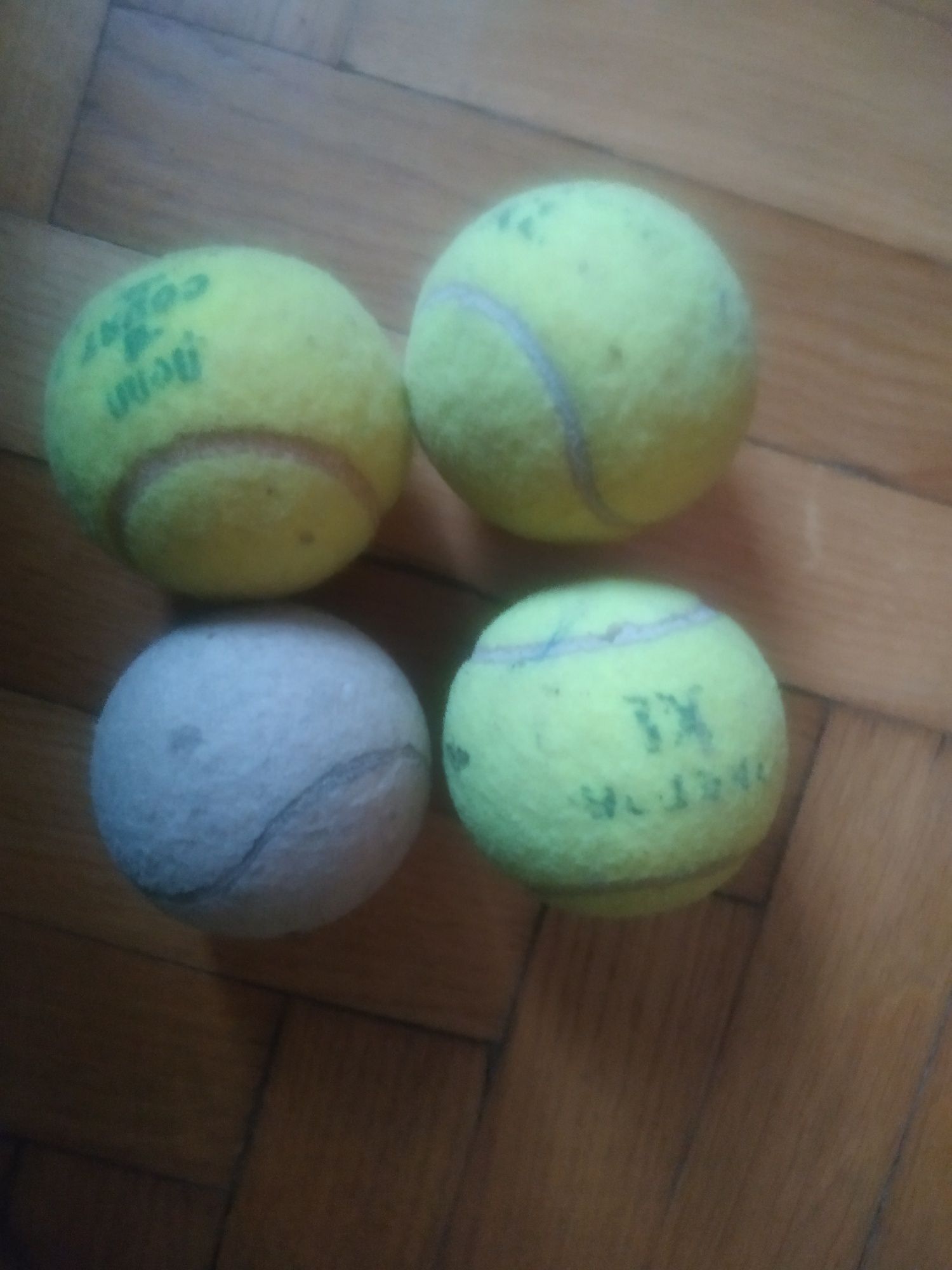 Piłki tenisowe PRL 4 sztuki