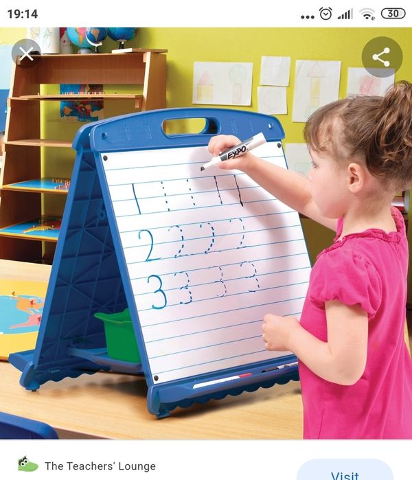 Cavalete/quadro magnético apagável