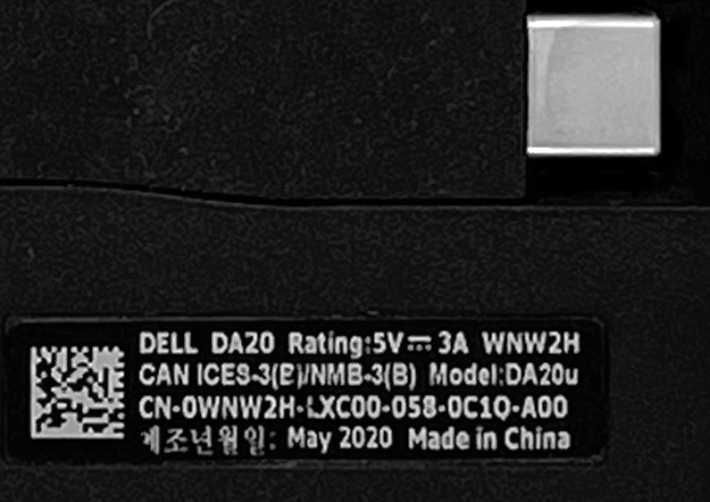 Адаптер DELL DA200 USB, Type-C 3.0, HDMI, VGA, RJ45 Ethernet