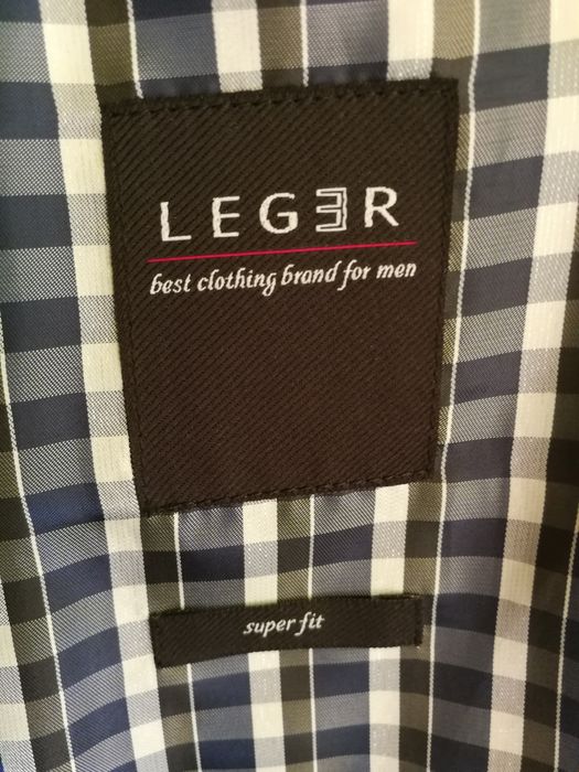 Marynarka Leger męska 182/100 granatowa elegancka