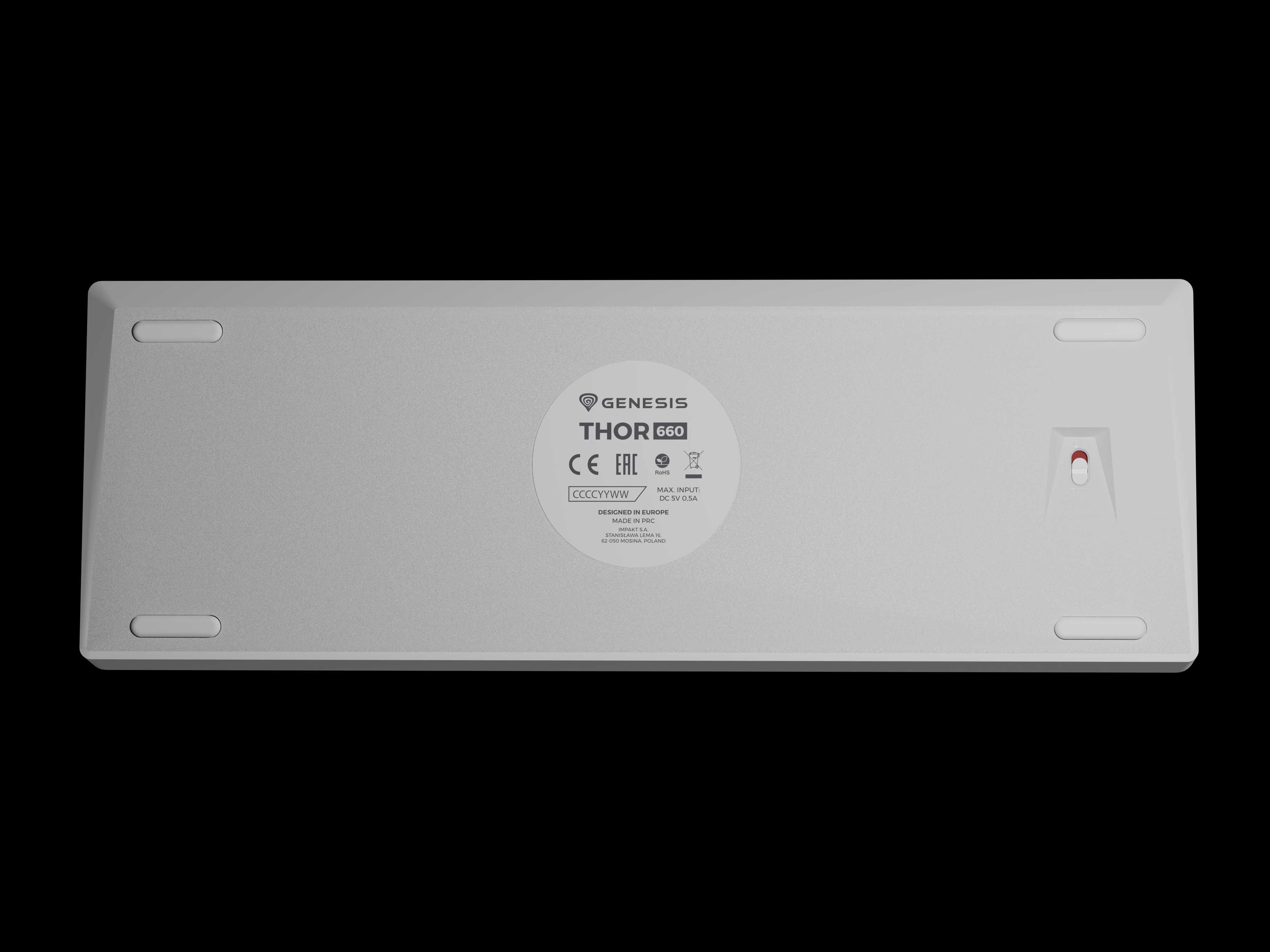 Клавиатура Genesis Thor 660 Wireless White, Brown Switch