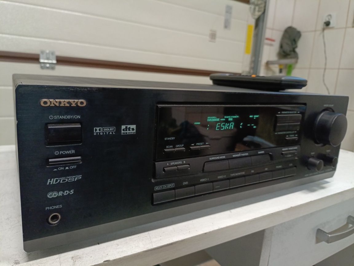 Amplituner AV ONKYO TX-DS474 DTS,DD, pilot
