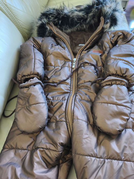 Kombinezon zimowy Missimi, opalizujący brąz Rozmiar: 98