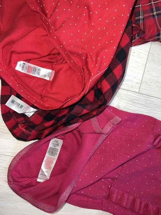 Плаття новорічне 6 місяців до 2-х років в клітинку