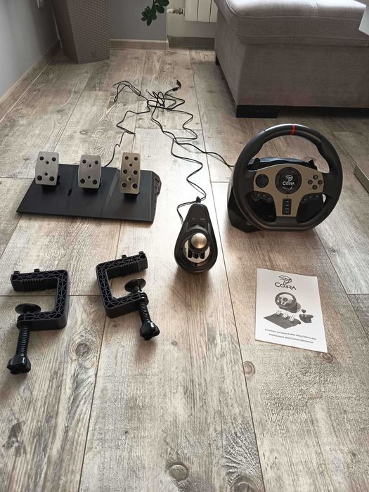 Kierownica Cobra GT900 Pro Rally z pedałami do PS4, PS3, Xbox One, PC