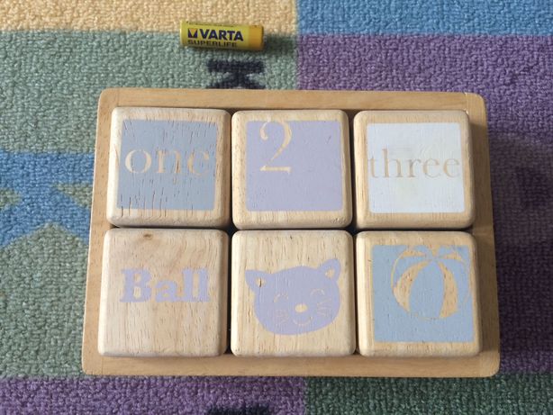 Кубики деревянные качество детские деревянные развивающие игрушки