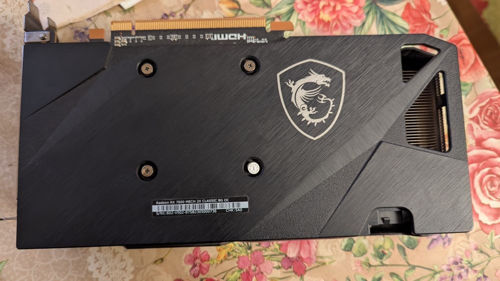Видеокарта MSI Radeon RX 7600 MECH 2X 8gb