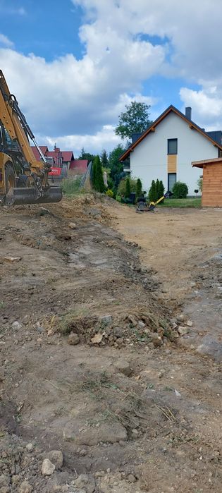Wykop i montaż instalacji wod-kan, wyburzenia, ogrody, ogrodzenia, bru
