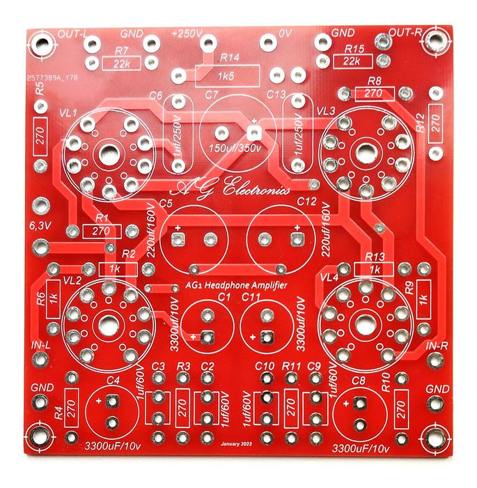 Плата підсилювача для навушників.