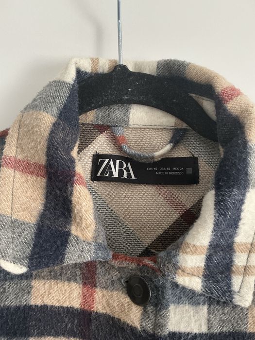 Koszulowa kurtka Zara rozmiar Xs stan bardzo dobry