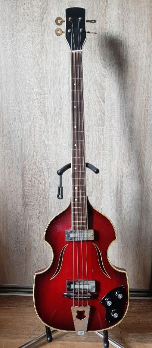 Gitara Basowa Migma (Musima], hollow body, lata 60, rarytas