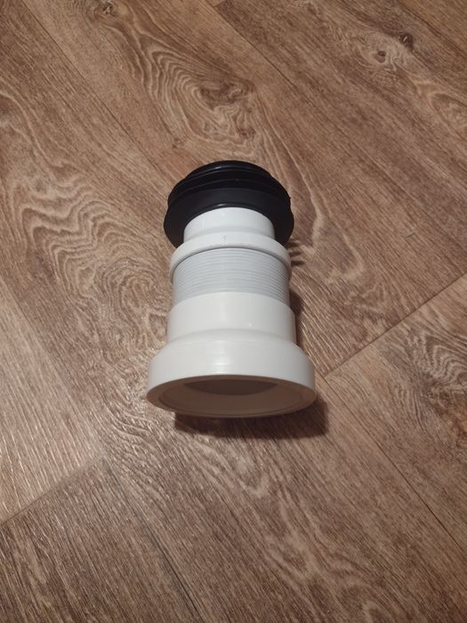 НОВА гофрована труба на унітаз