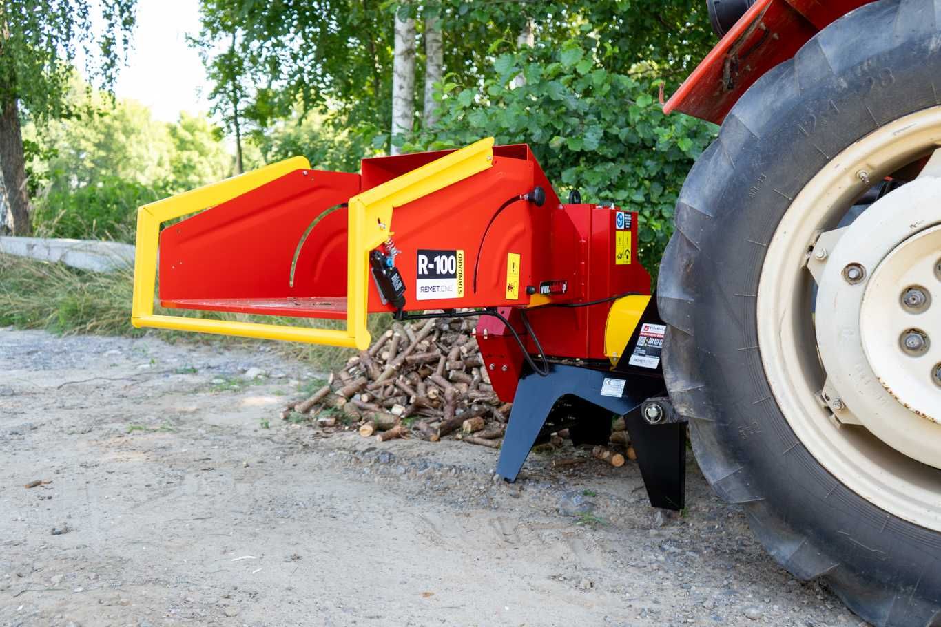Rębak do gałęzi REMETCNC R-100 === nowy 4099== brutto