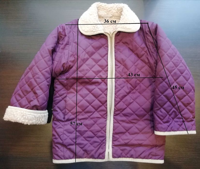 Куртка на холодну осінь р.122-128 // Піджак білий на дівчинку р.146