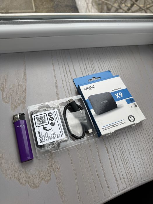 Crucial X9 2Tb Portable ssd 1000mb/s портатиний жорсткий диск карман