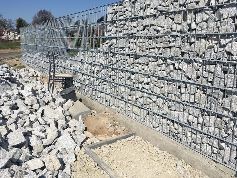 Kosze z gabionów , gabion , gabiony , kamień