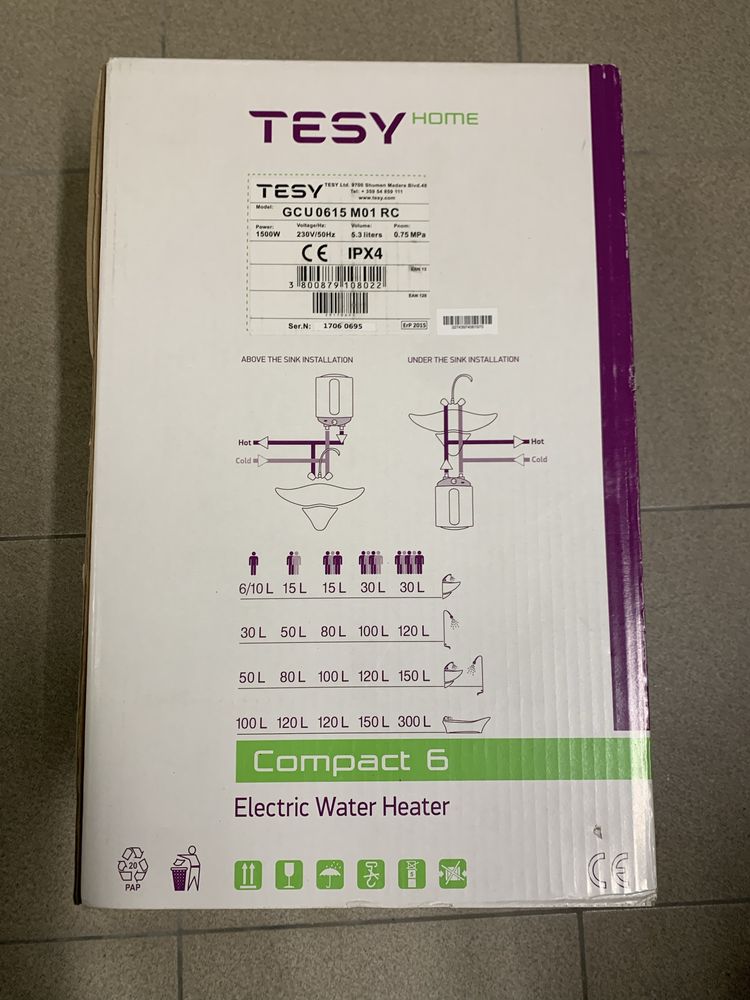 Podgrzewacz elektryczny wody firmy TESY